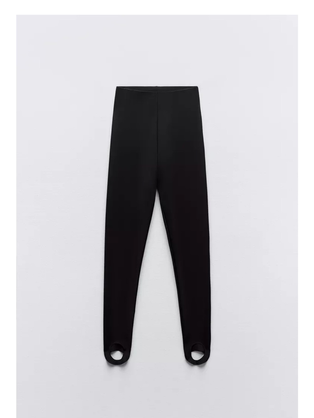 Zara Black Stirrup Leggings